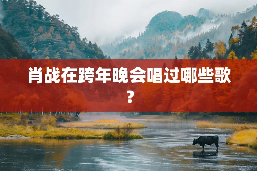 肖战在跨年晚会唱过哪些歌？