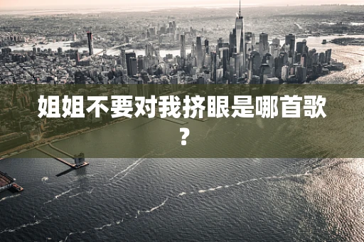 姐姐不要对我挤眼是哪首歌？