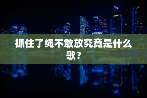 抓住了绳不敢放究竟是什么歌？