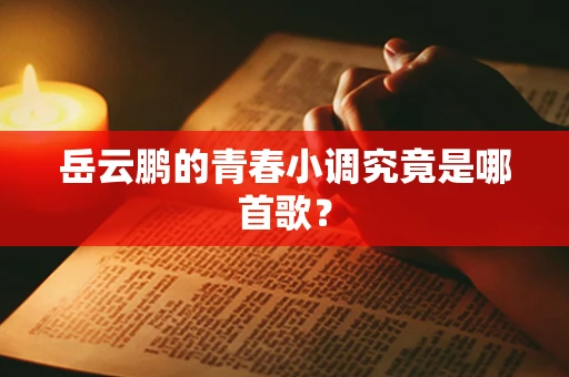 岳云鹏的青春小调究竟是哪首歌？