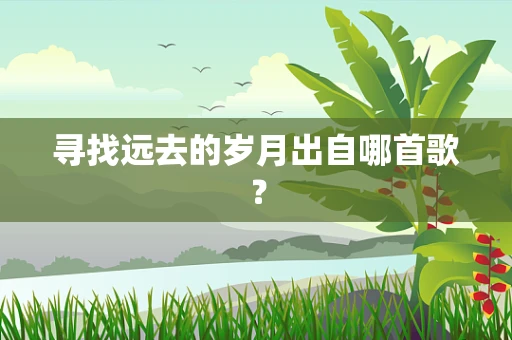 寻找远去的岁月出自哪首歌？