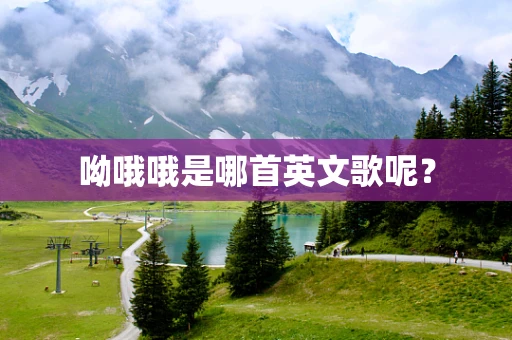 呦哦哦是哪首英文歌呢？