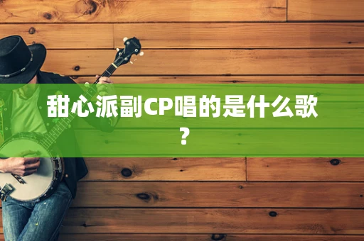 甜心派副CP唱的是什么歌？