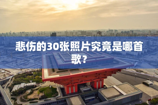 悲伤的30张照片究竟是哪首歌？