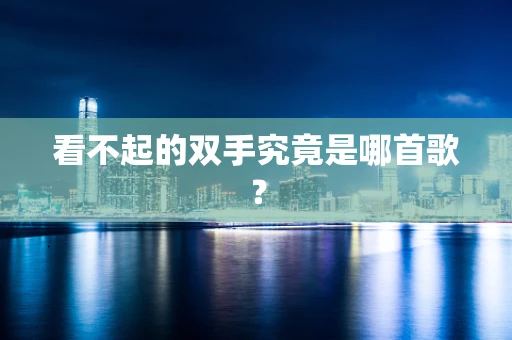看不起的双手究竟是哪首歌？