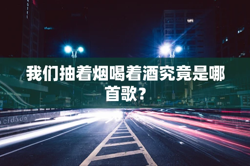 我们抽着烟喝着酒究竟是哪首歌？