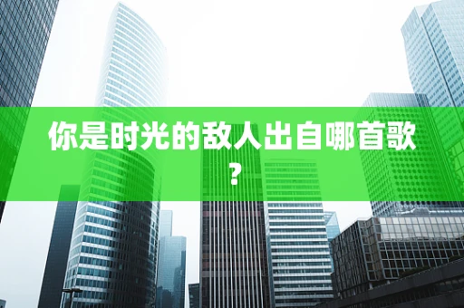你是时光的敌人出自哪首歌？