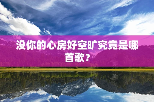 没你的心房好空旷究竟是哪首歌？