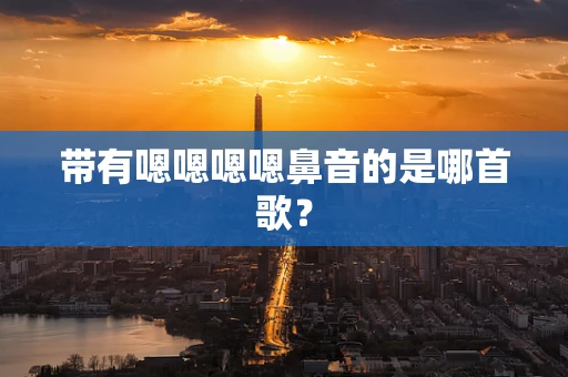 带有嗯嗯嗯嗯鼻音的是哪首歌？