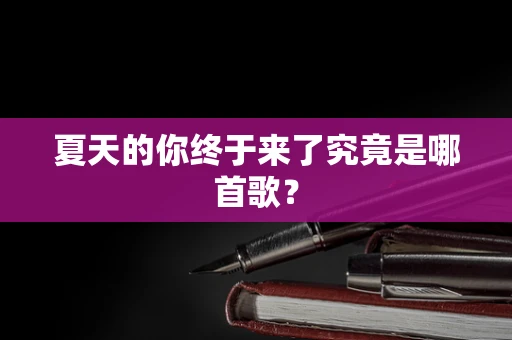 夏天的你终于来了究竟是哪首歌？
