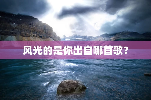 风光的是你出自哪首歌？