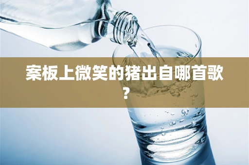 案板上微笑的猪出自哪首歌？