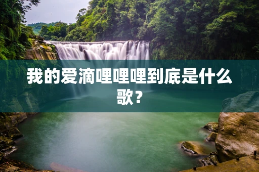 我的爱滴哩哩哩到底是什么歌？
