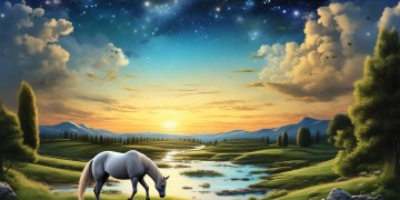 哪首歌曲中有骑白马的歌词呢？