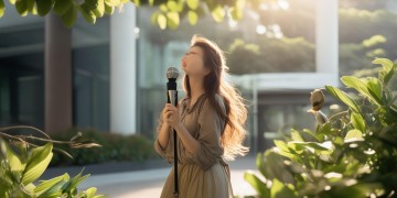 女生在公司门口唱什么歌好听呢？