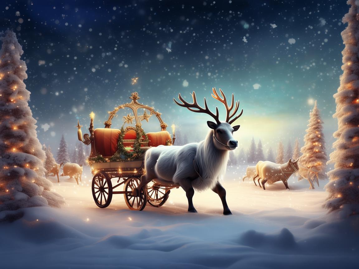 圣诞老人驾着驯鹿是哪首歌？